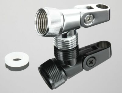 YSNOL Duschkopfhalter Aus Metall – Gebürstetes Nickel, Verstellbar, Für Handbrause & Bidet