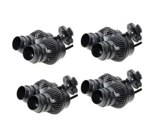 4 PCS Circulation Pump Wave Maker 1600 GPH Aquarium Powerhead Suction Cup Mount