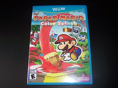 Paper Mario Color Splash Nintendo Wii U