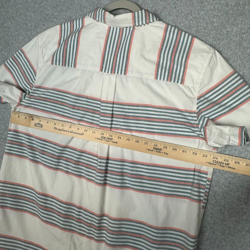 Camisa North Face Baytrail Jacquard SS Para Hombres XL Retro Rayas Bolsillo Gorpcore - Imagen 7 de 9