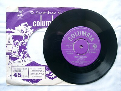GRACIE FIELDS - Mary's Boy Child 7'' - 45-DB 4047 - 1957 UK