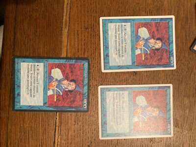 3 Wizard Apprentice / Zauberlehrling / MTG / Magic / The Dark / LP
