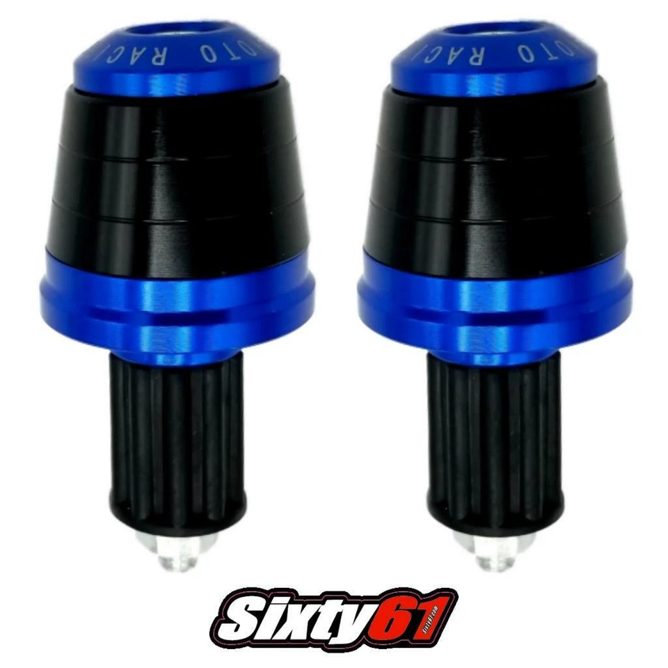 Honda CBR600RR CBR1000RR Blue Grips Gel Comfort Hand Bar End CBR 600RR 1000RR - Image 2 of 2