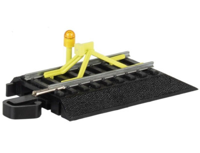 Bachmann ~ HO Scale ~ New Steel Alloy E-Z Track ~ Flashing LED Bumper ~ 44476