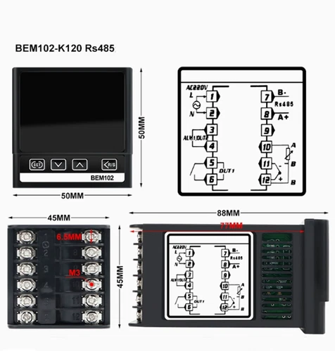 BEM-102/702/902/402 PID Regulation Intelligent Digital Temperature Controller - Photo 29/36