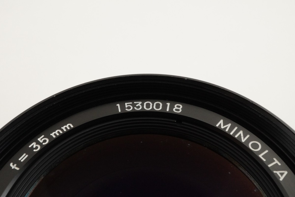 動確済 Minolta MC W.Rokkor HH 35mm f1.8#168 Minolta 35mm f1.8 MC W.Rokkor-HH - Lens – Kamerastore