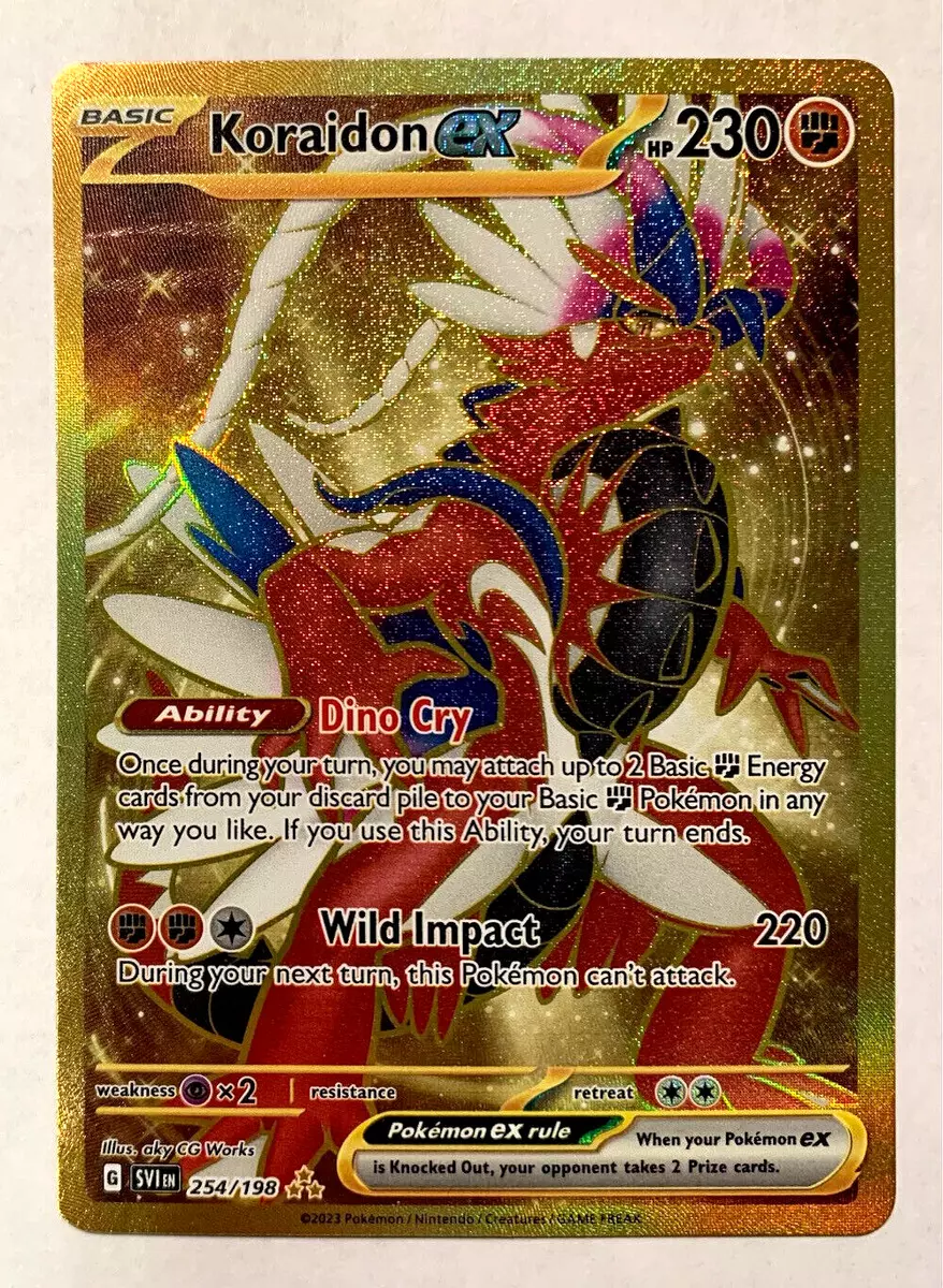 Secrete - Pokemon - Écarlate et Violet de Base - Koraidon-ex 254/198