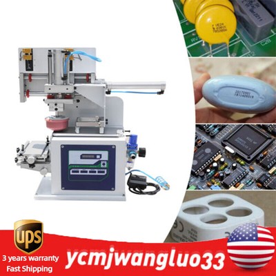 Pneumatic Pad Printing Machine,Cup Stamping Embossing Sealed Ink Press Printer
