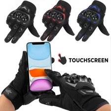 Motocross Full Finger Gloves Motorcycle Touch Screen Motorbike Racing Mittens US