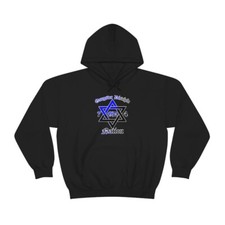 Gangster Disciple Nation GD 74 Black  Blue Hoodie