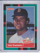 1988 Donruss The Rookies Rookie Card #24 John Trautwein Boston Red Sox