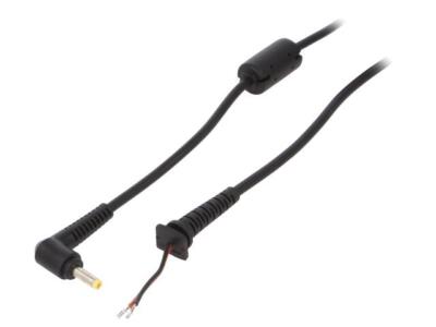 AK-SC-31 Kabel Kabel,DC 4,0/1,7 Stecker gewinkelt 0,5mm2 schwarz 1,2m AKYGA