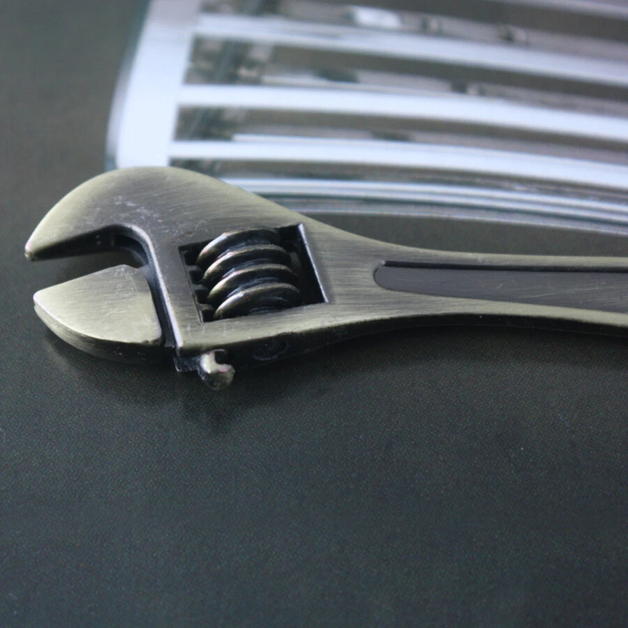 Mini Llave Colgante 26" Collar Cuero Marrón VENDEDOR EE. UU. Foto 3 de 4