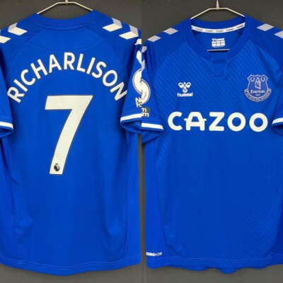 20/21 エバートン　リシャルリソン　新品紙タグ付き　オフィシャルユニフォーム Richarlison Everton 20/21 Official Jersey S Size New with Tag F/S