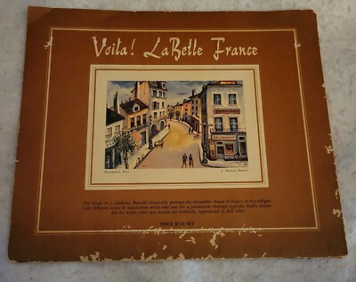Voila La Belle France J Anthony Buzzelli Portfolio 6 Paris 1953 Art Prints 