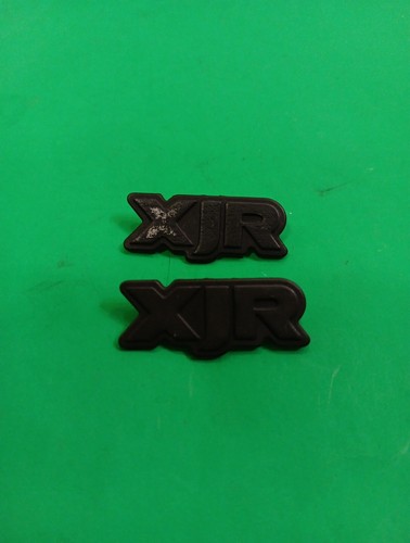 1997-03 Jaguar XJR side pillar LH RH Emblem Pair Set Used OEM! VERY RARE!