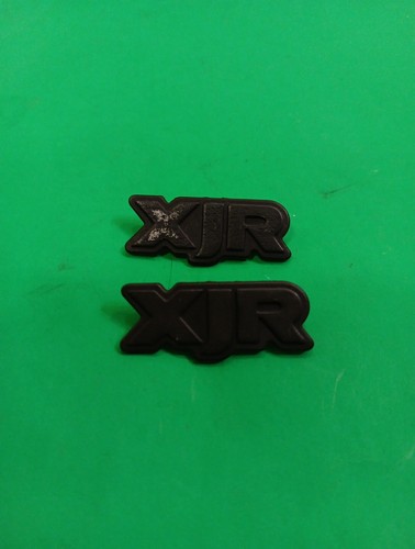 1997-03 Jaguar XJR side pillar LH RH Emblem Pair Set Used OEM! VERY RARE! - Picture 1 of 6