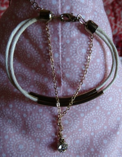 Young Fashion Armband Austria Swarowski-Stein weiß goldfarbig Charm NEU - Bild 6 von 7