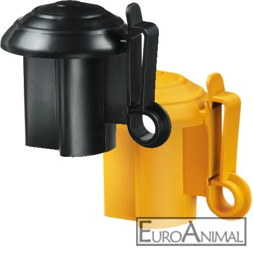 AKO Kopfisolator T-Post T-Pfosten Kappen-Isolator Band-Isolator Seil-Isolator