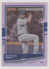 2020 Donruss Photo Variation Career Stat Line Clayton Kershaw (Shoe Visible) nz3