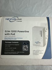 NexusLink GPL-1200PoE G.hn 1200 Powerline With PoE
