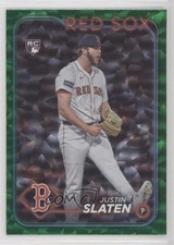 2024 Topps Update Green Crackle Foilboard 295/499 Justin Slaten #US178 8is