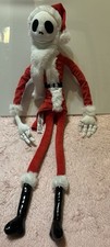 Disney Tim Burton's the Nightmare Before Christmas: Santa Jack Skellington Plush