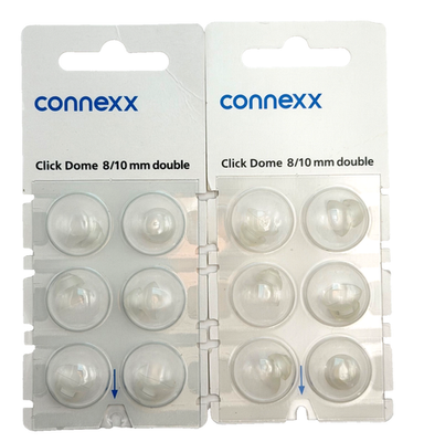 #ad Connexx 2.0 8 10 mm Click Dome Double Fits Signia TruHearing amp; Many More $16.99