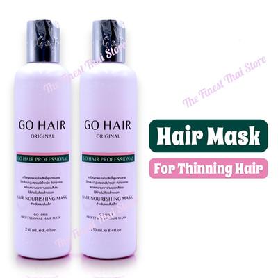 GO HAIR Professional Hair Mask Thinning Hair Leave On Treatment Mask 250ml x2