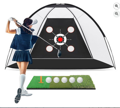 Golf Practice Net With Hanging Target New In Box