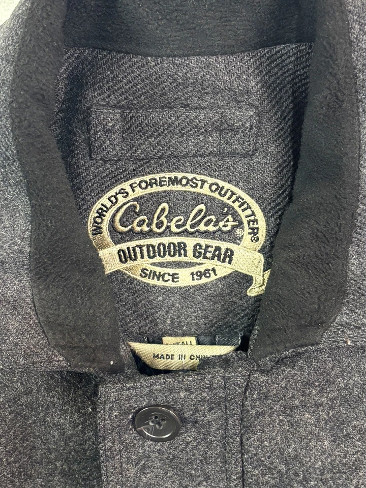 Cabelas большой высокий LT 100% шерсти тяжелый зимнее пальто Thinsulate изоляции охоты - Изображение 4 из 4