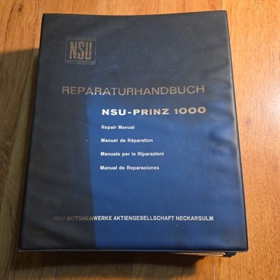 NSU Prinz 1000 sc c Parts Catalog in German