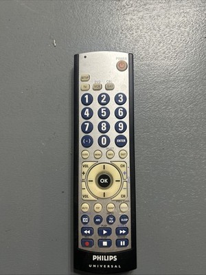 Genuine Philips Universal TV VCR DVD Remote Control CL034 (CL035A) Authentic OEM