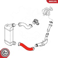 Esen SKV Ladeluftschlauch 24SKV578 FüR CitroËN Passend FüR Fiat Lancia