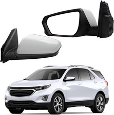 Left Driver Side Mirror Compatible With 2018-2023 Chevy Equinox GMC Terrain Rear