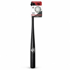 Louisville Slugger Plastic Bat/Ball Combo Made in The USA, One Size, Black