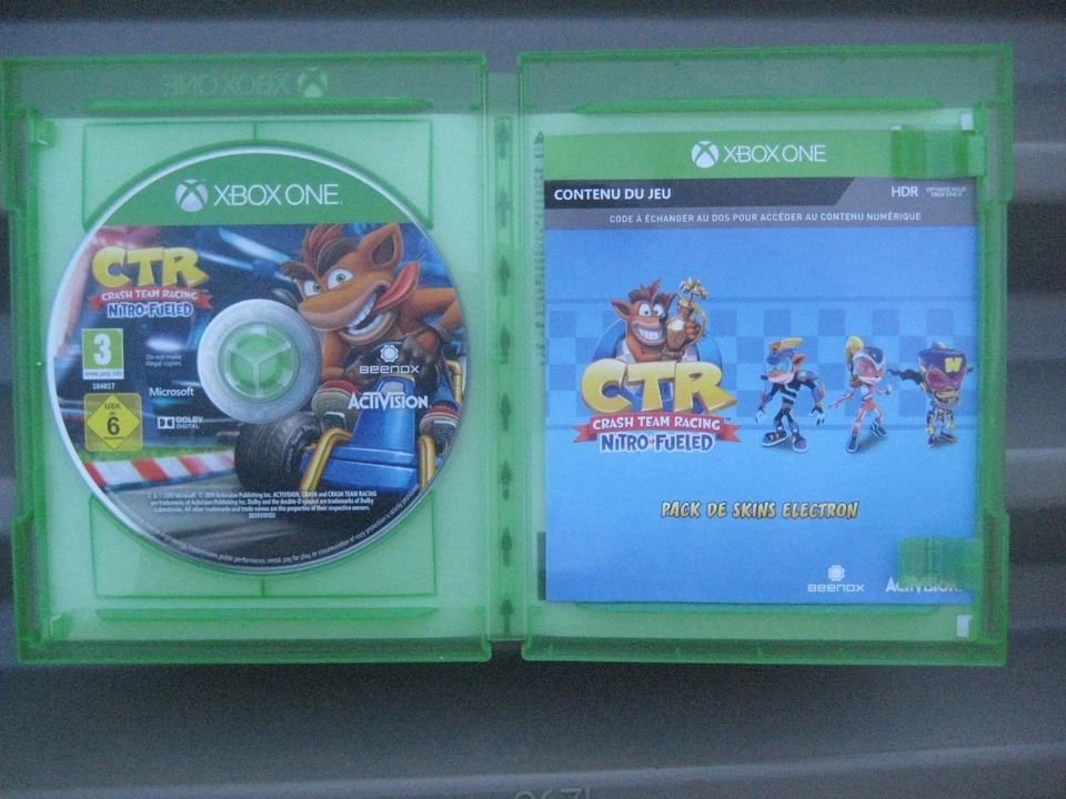 Jeu vidéo Xbox One CTR Crash Team Racing Nitro Fueled ( 2019 ) PAL, photo 2 sur 3