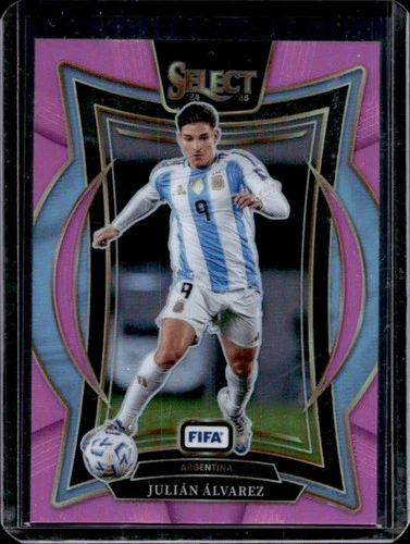 2024-25 Panini Select FIFA Julian Alvarez Terrace Pink #/59 Argentina