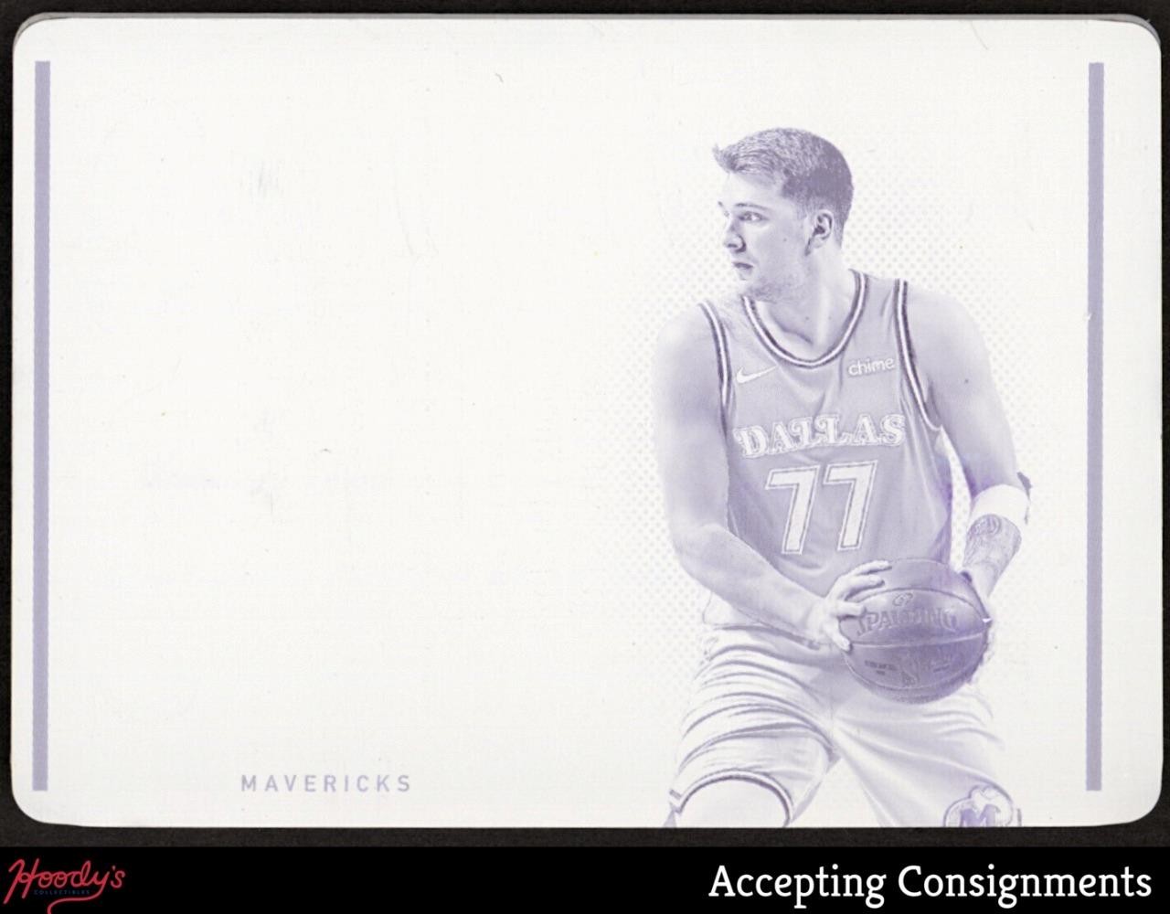 2020-21 Panini Flawless Magenta Plate Championship Tags #20 Luka Doncic 1/1