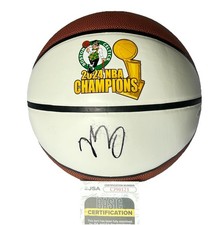 Jaylen Brown Signed 2024 Champions Boston Celtics Basketball Autographed JSA COA