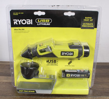 Ryobi USB Lithium Glue Pen Kit with 2.0 Ah USB Lithium Battery, Charging Cable