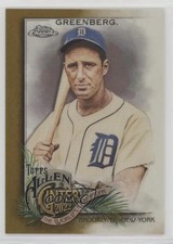 2022 Topps Allen & Ginter Chrome Gold Refractor 14/50 Hank Greenberg #80 HOF 5x0