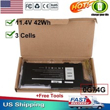   0G74G 2PFPW 3KF82 8JYHH Battery For Dell Latitude 5300 5310 7300 7400 P96G 42Wh