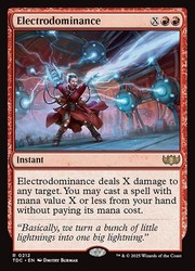 Electrodominance 212 Commander: Tarkir: Dragonstorm