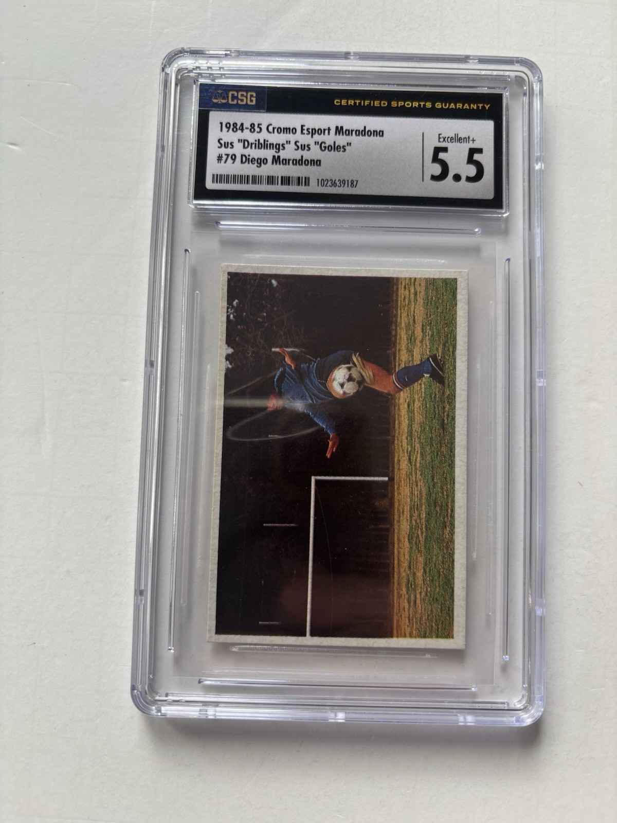 1984 Diego Maradona Cromo Esport CSG