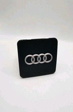 Audi Tow Hitch Coverplugcap For 2 Receivers Black Silver Gray