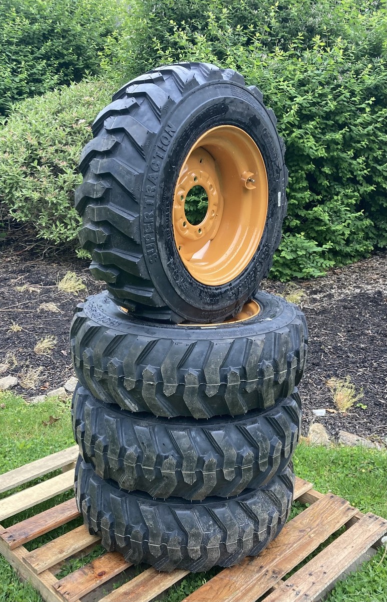 フォルム SU28 レーシングミッションブロック S10用 1 or 4-10-16.5 SKS-1 Skid Steer Tires/Rims for Case 1835,1838,1840