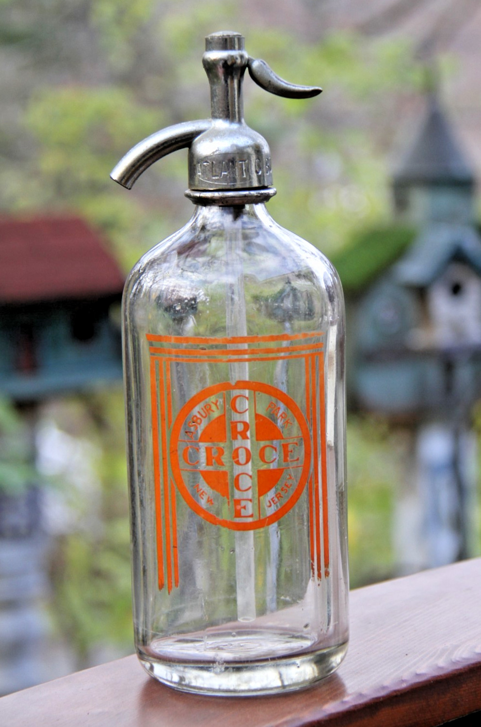 ORIGINAL CROCE & CROCE ASBURY PARK SELTZER JERSEY SHORE BOTTLE BELMAR RARITAN