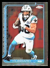 Chuba Hubbard 2025 Topps Chrome Base #42