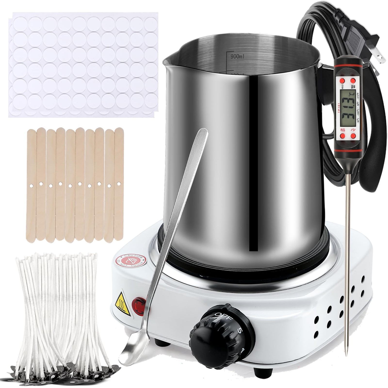 Candle Making Kit Wax Melter for Candle Making DIY Candle Making Supplies for-image